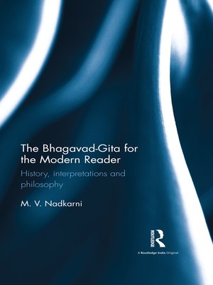 cover image of The Bhagavad-Gita for the Modern Reader